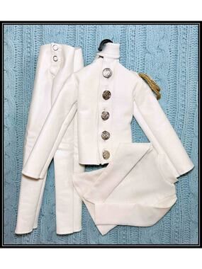 1/3 60cm BJD Balljointed Doll Handmade Super Dollfie Boy Slim White Uniform Lot